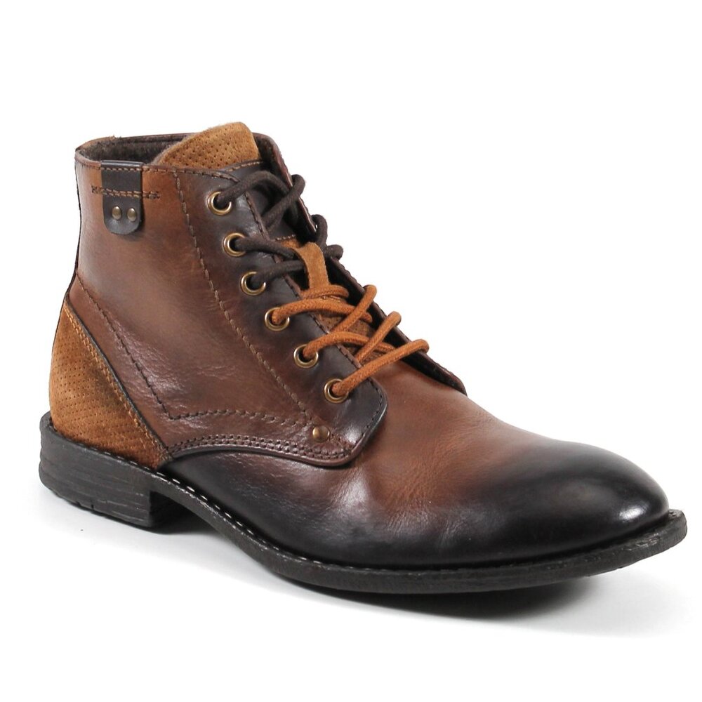 DIBA TRUE TAN GENUINE LEATHER LACE UP BOOT